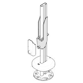 Кронштейн напольный Meteor К31.35 для радиаторов высотой 300-600/120мм (тип10/11/22/33)