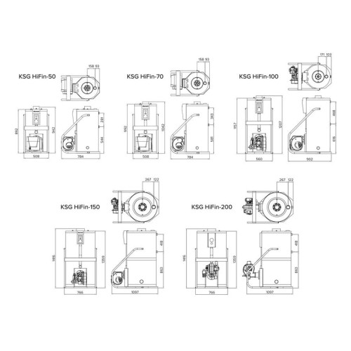 Напольный газовый двухконтурный котел Kiturami KSG Hifin New 50