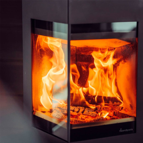 Печь-камин Nordpeis Quadro 3 6 кВт