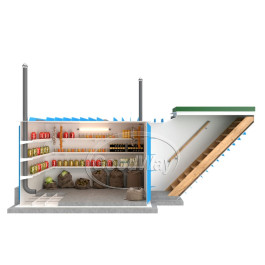 Пластиковый погреб ГудВэй Люкс Комфорт 1,5*1,7м