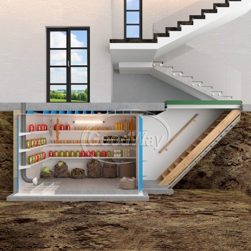 Пластиковый погреб ГудВэй Люкс Комфорт 2,5*2,4м