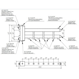 Коллектор Gidruss BM-150-4D до 150 кВт 1 1/2" 4 контура