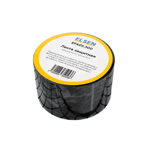 Защитная лента ПВХ Elsen ширина 50мм, длина 30 метров