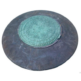 Люк конусный полимерпесчаный для колодца диаметр 1070 мм