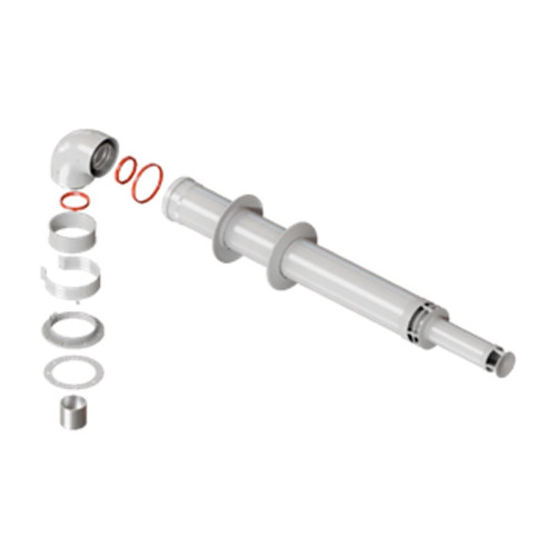 Комплект дымохода Rommer анти-лёд универсальный 60/100 длина 1000 мм