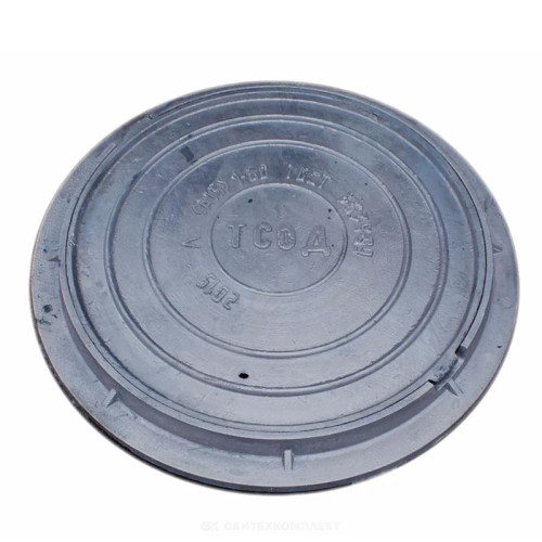 Люк чугун дождевой канализации (Д)Л A15 (А15)-1-60 легкий ГОСТ 3634-2019