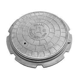 Люк чугун ДПК дождевой канализации (Д) ЛУ легкий усиленный (А30) ГОСТ 3634-2019