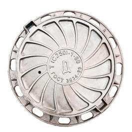 Люк чугун дождевой канализации (Д)Т Тяжелый С250 Т(С250)-1-60 ГОСТ 3634-2019