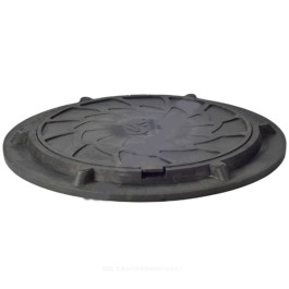 Люк полимер Сантехкомплект (легкий садовый) 750х580мм Н=60мм 15кН