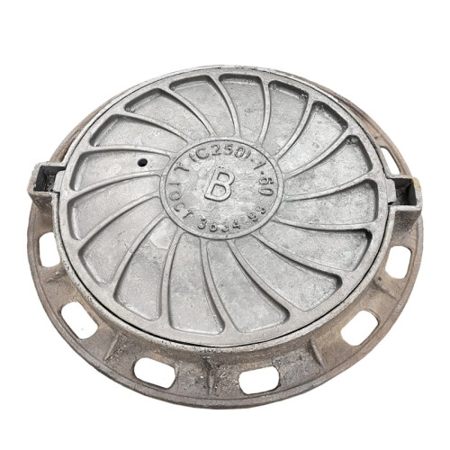 Люк чугун канализационный (В)Т Тяжелый С250 Т(С250)-1-60 ГОСТ 3634-2019