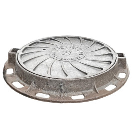 Люк чугун канализационный (В)Т Тяжелый С250 Т(С250)-1-60 ГОСТ 3634-2019
