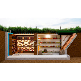 Пластиковый погреб ГудВэй Микс 10*2,4м