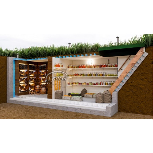 Пластиковый погреб ГудВэй Микс 3*2м