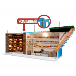 Пластиковый погреб ГудВэй Микс 10*2,4м