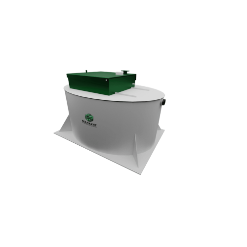 Аэрационная очистная станция Малахит GEO 8 ПР  (ВЫСОТА 1400, ВРЕЗКА 520)