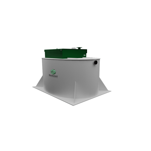 Аэрационная очистная станция Малахит GEO 8 ПР  (ВЫСОТА 1400, ВРЕЗКА 520)