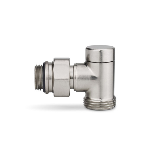 Узел нижнего подключения угловой, одинарный Varmega 1/2"х3/4"EK, цвет матовый никель Узел нижнего подключения угловой, одинарный Varmega 1/2"х3/4"EK, цвет матовый никель