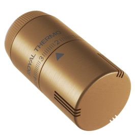 Термоголовка жидкостная Royal Thermo Design М30х1,5 (Золото матовое)