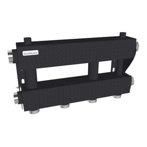 Коллектор модульный Gidruss MK-150-2х32 до 150 кВт 1 1/2" 3 контура Коллектор модульный Gidruss MK-150-2х32 до 150 кВт 1 1/2" 3 контура