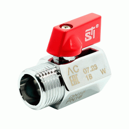 Кран шаровой STI с ВР/НР резьбой 1/2" мини