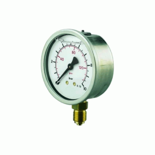 Манометр Pedrollo MRG-6 1/4" радиальное соединение 63 мм 0-6 Бар в глицериновой ванне