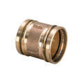Муфта надвижная бронзовая Viega Sanpress XL c SC-Contur ДУ 76.1 (арт.353315)