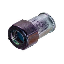 Муфта чугунная Tim 15х1/2" с ВР резьбой