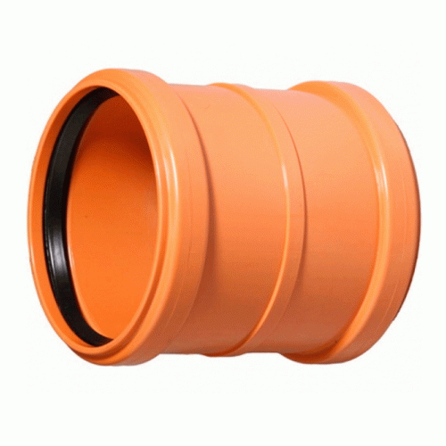 Муфта ремонтная канализационная наружная Политэк 160 мм