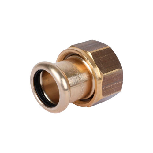 Муфта Sanha 18x3/4" мм с НГ гайкой бронзовый под пресс арт.183591834