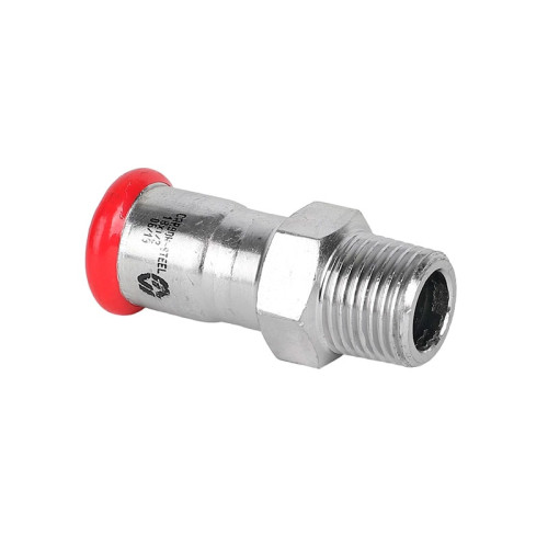 Муфта с НР резьбой из оцинкованной стали MVI 22х1" мм