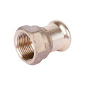 Муфта Sanha 35x1" мм с ВР резьбой бронзовая под пресс арт.18270351