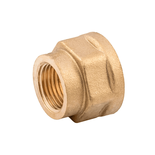 Муфта латунная резьбовая Elsen переходная 3/8"х1/2" с ВР резьбой