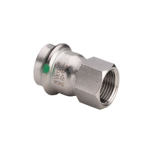 Муфта переходная Viega Sanpress Inox 15х1/2" ВР из нержавейки (арт. 436575) серия 2312