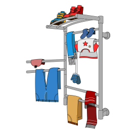 Полотенцесушитель электрический Energy Multy 2 850х500 мм хром поворотный