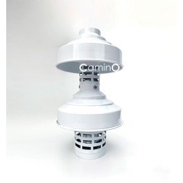 Наконечник вертикальный Camino 60/100 мм белый/чёрный