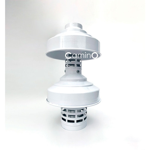 Наконечник вертикальный Camino 80/125 мм белый