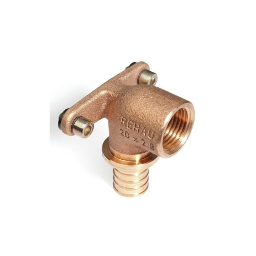 Угольник короткий настенный с креплением REHAU 20-RP 3/4" (АРТ. 14563601001)