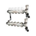 Коллектор Valtec для радиаторов 1"х 3/4" на 10 выходов (нержавейка) арт.VTC.588.EMNX.0610