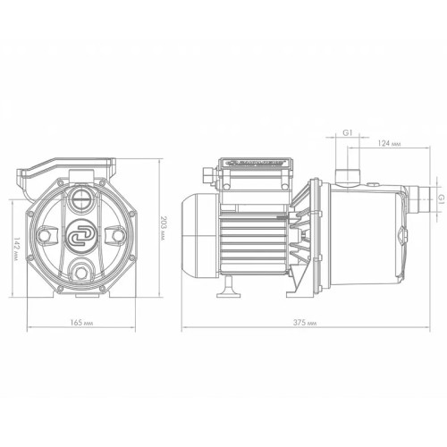 Поверхностный насос Джилекс "Джамбо" 60/35 П (2.0)