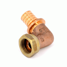 Угольник-переходник REHAU Rautitan 16x1/2" с НГ гайкой DZR латунь (MX)