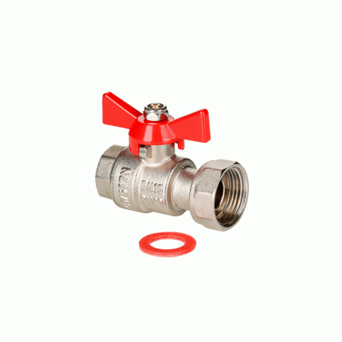 Кран шаровой Valtec ручка-бабочка с НГ гайкой 3/4"х1" (арт.VT.241.N.0506) Кран шаровой Valtec ручка-бабочка с НГ гайкой 3/4"х1" (арт.VT.241.N.0506)