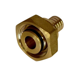 Переходник с НГ гайкой ROMMER 16х3/4" мм, под евроконус, для сшитого полиэтилена