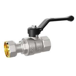 Кран шаровой LD с НГ гайкой 3/4" ручка-рычаг