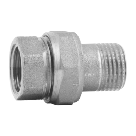 Разъемное соединение никелированное прямое Itap 161 ВН 1 1/4" с уплотнительным кольцом