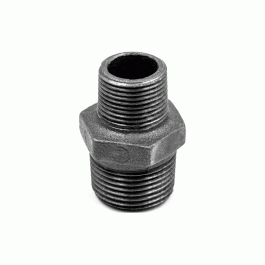 Ниппель переходной чугунный неоцинкованный Fittex Plus 20х15мм (3/4"х1/2")