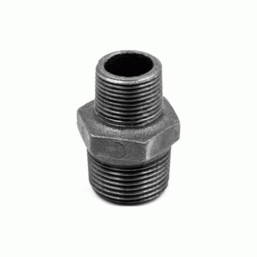 Ниппель переходной чугунный неоцинкованный Fittex Plus 40х32мм (1 1/2"х1 1/4")