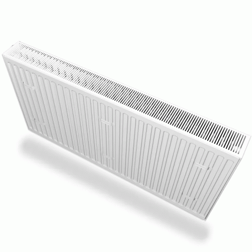 Панельный стальной радиатор Rommer Ventil 22 (400x400 мм)