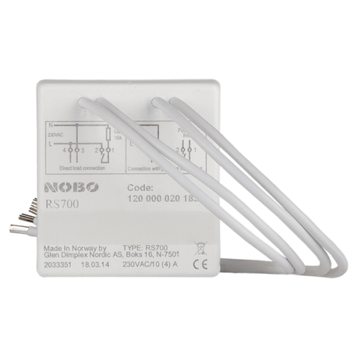 Скрытый 10-амперный приемник NOBO RS 700 Скрытый 10-амперный приемник NOBO RS 700