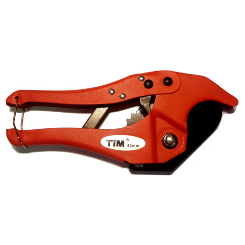 Ножницы Tim для резки металлопластиковых труб 16-42мм цвет красный Ножницы Tim для резки металлопластиковых труб 16-42мм цвет красный