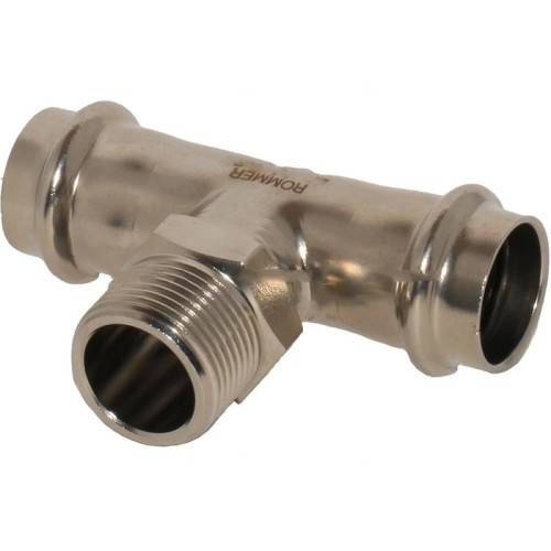 Тройник переходной Rommer из нержавеющей стали НР резьба 42х1" мм